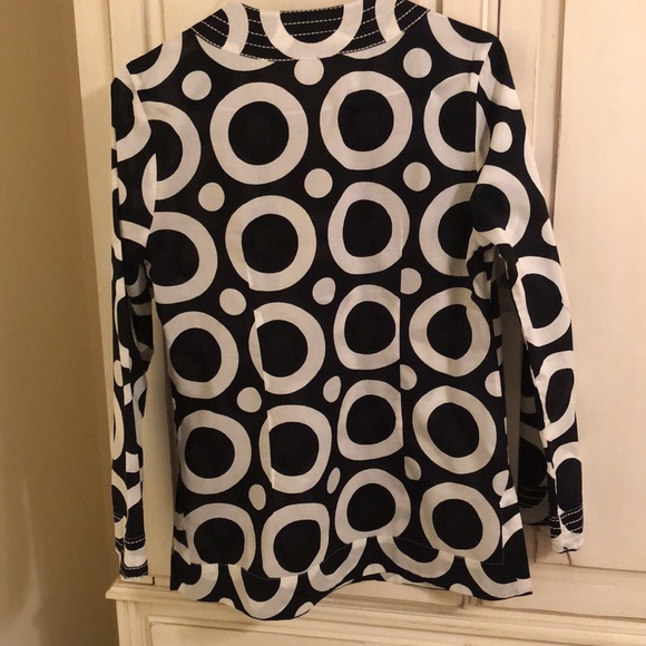 Craig Taylor black/white tunic size M - Picture 4 of 6